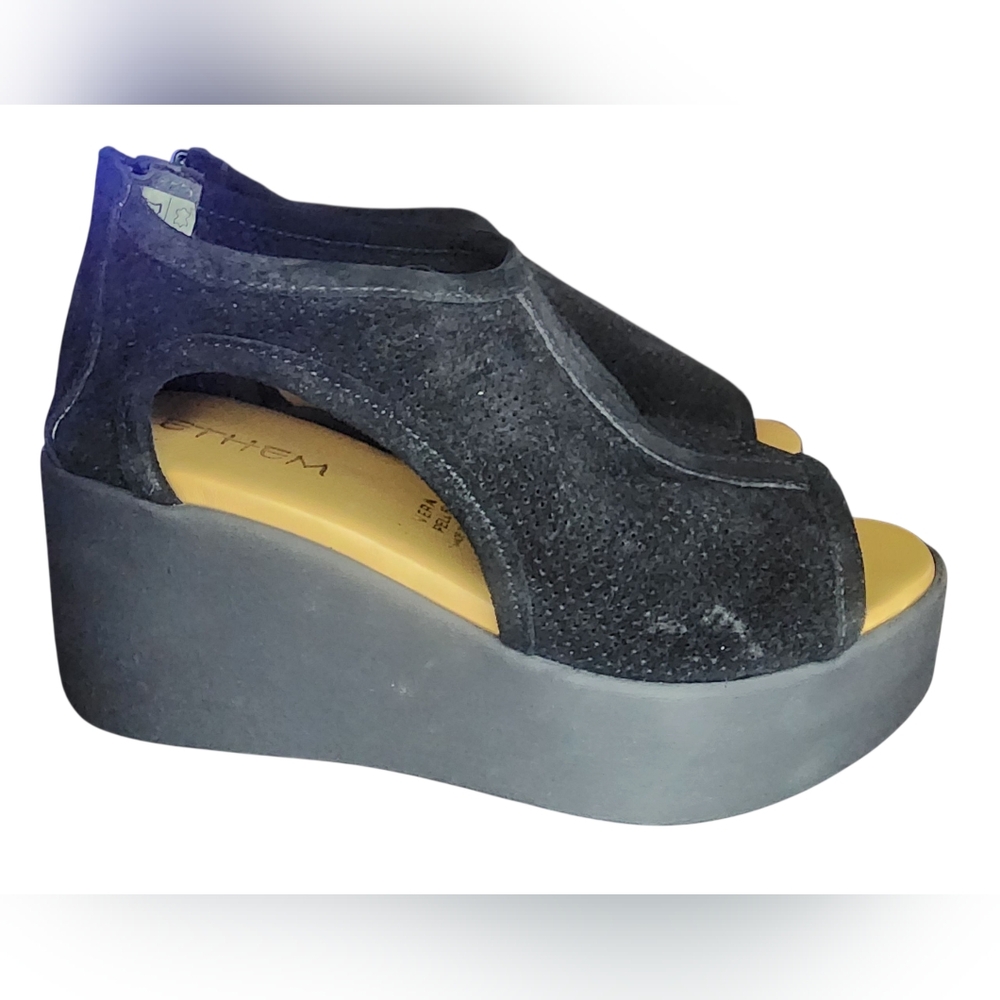 Ethem Suede Perforated Sandals, Womens 36 EU (5-5.5 US) - Picture 2 of 10